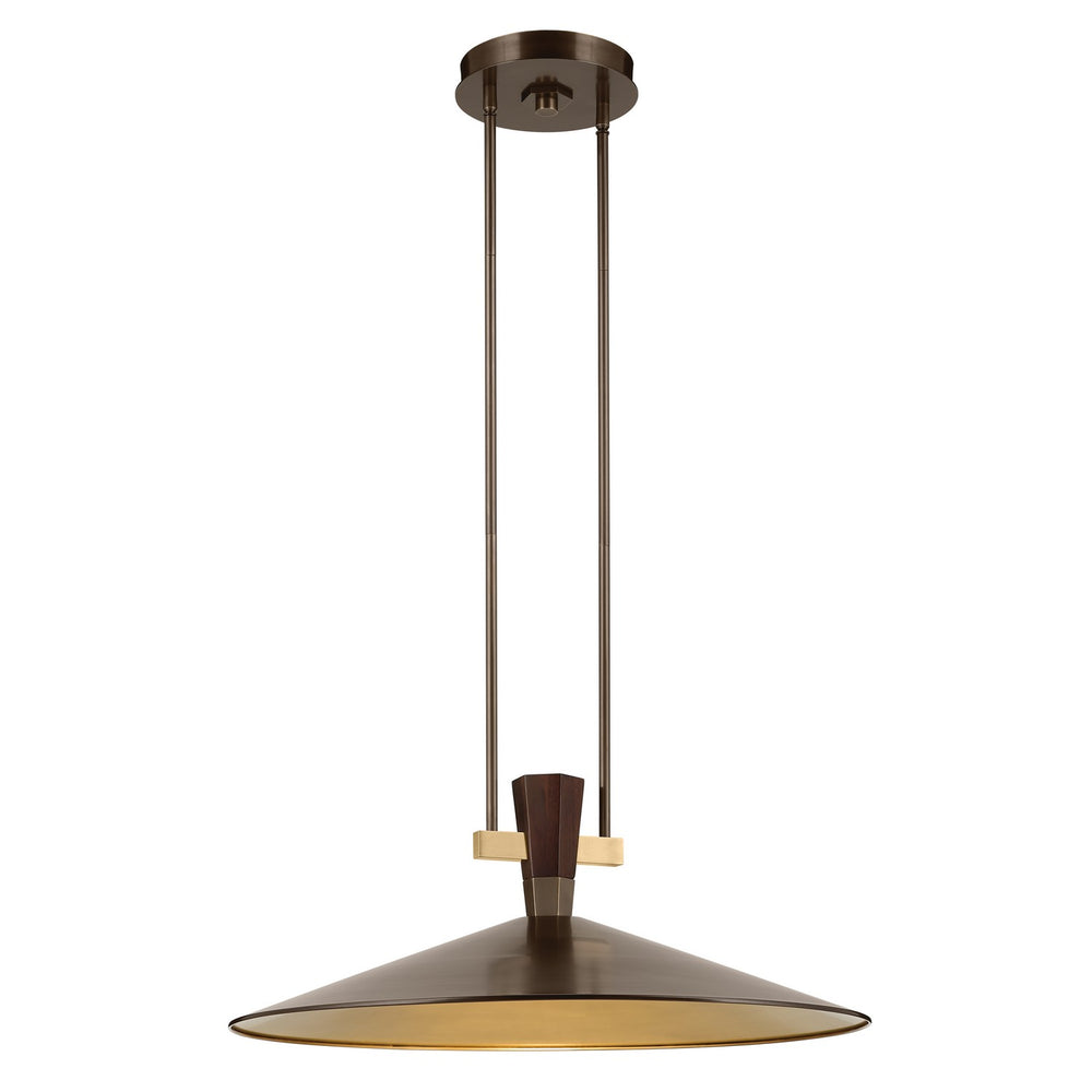 Kichler Canada - LED Pendant - Tenon - Lacquered Bronze- Union Lighting Luminaires Decor