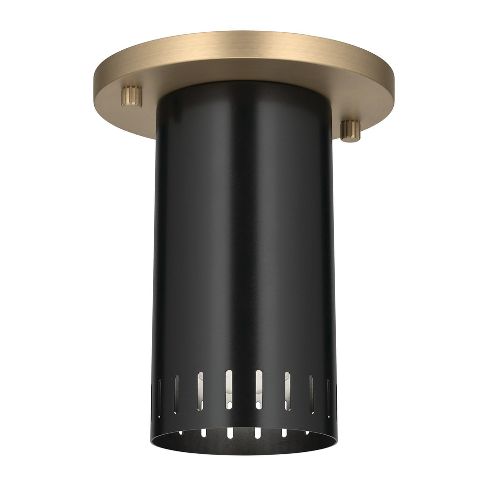 Kichler Canada - LED Flush Mount - Ruehl - Black- Union Lighting Luminaires Decor