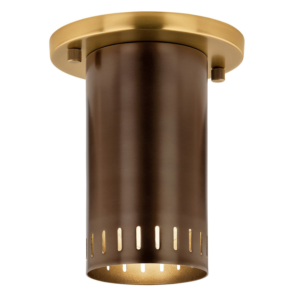 Kichler Canada - LED Flush Mount - Ruehl - Lacquered Bronze- Union Lighting Luminaires Decor