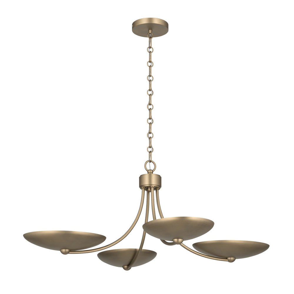 Kichler Canada - Four Light Chandelier/Semi Flush - Palmela - Champagne Bronze- Union Lighting Luminaires Decor