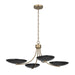Kichler Canada - Four Light Chandelier/Semi Flush - Palmela - Champagne Bronze- Union Lighting Luminaires Decor