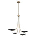 Kichler Canada - Four Light Chandelier - Palmela - Champagne Bronze- Union Lighting Luminaires Decor