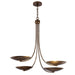Kichler Canada - Four Light Chandelier - Palmela - Lacquered Brass- Union Lighting Luminaires Decor