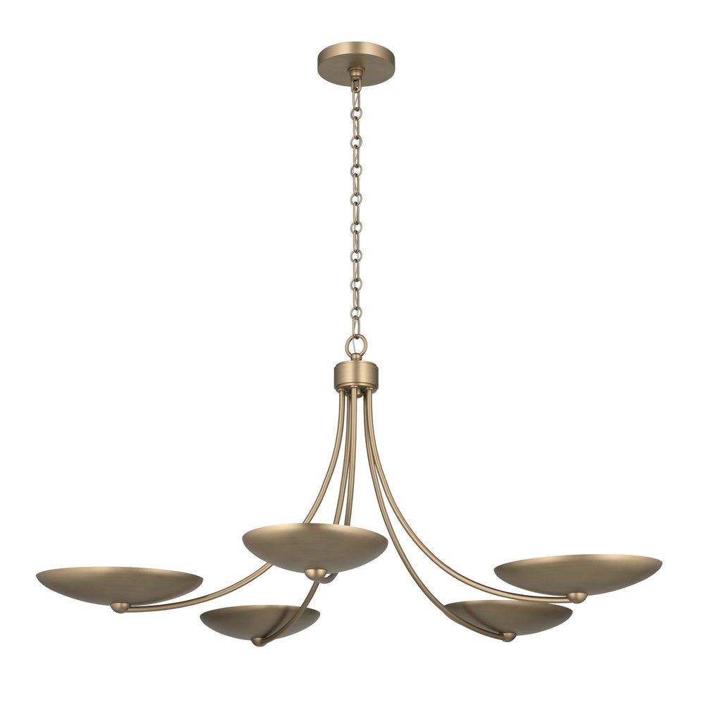 Kichler Canada - Five Light Chandelier - Palmela - Champagne Bronze- Union Lighting Luminaires Decor