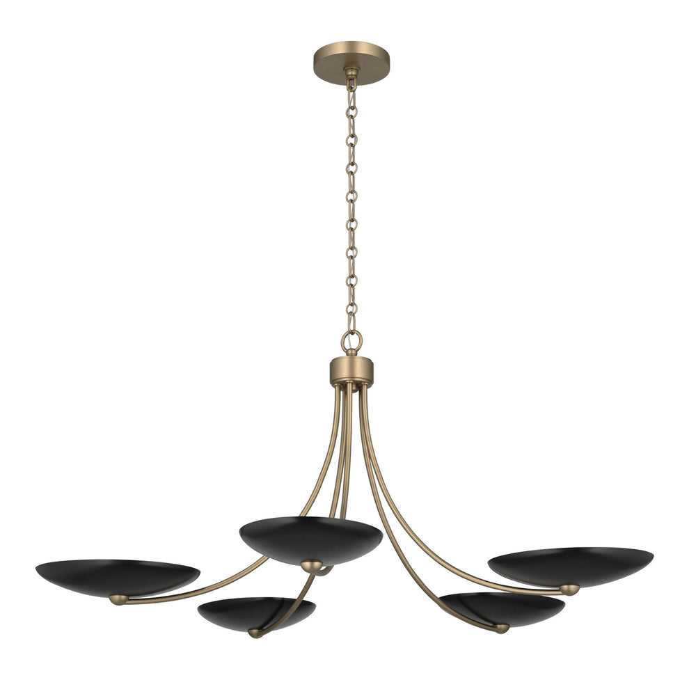 Kichler Canada - Five Light Chandelier - Palmela - Champagne Bronze- Union Lighting Luminaires Decor