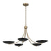 Kichler Canada - Five Light Chandelier - Palmela - Champagne Bronze- Union Lighting Luminaires Decor