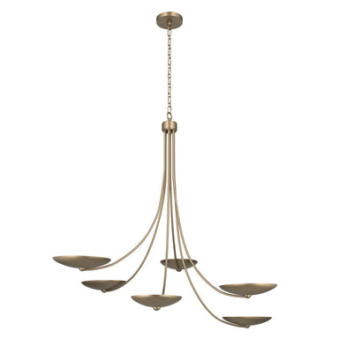 Kichler Canada - Six Light Chandelier - Palmela - Champagne Bronze- Union Lighting Luminaires Decor