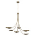Kichler Canada - Six Light Chandelier - Palmela - Champagne Bronze- Union Lighting Luminaires Decor