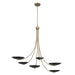 Kichler Canada - Six Light Chandelier - Palmela - Champagne Bronze- Union Lighting Luminaires Decor