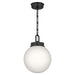 Kichler Canada - One Light Pendant - Andorra - Black- Union Lighting Luminaires Decor