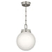 Kichler Canada - One Light Pendant - Andorra - Polished Nickel- Union Lighting Luminaires Decor