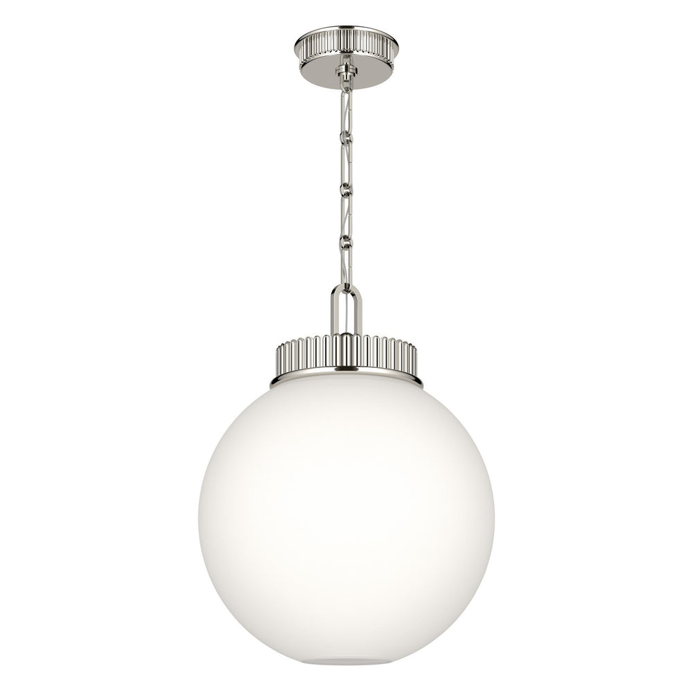 Kichler Canada - One Light Pendant - Andorra - Polished Nickel- Union Lighting Luminaires Decor