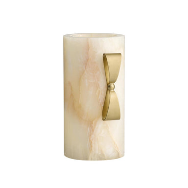 Arteriors - Vase - Monet - White/Antique Brass- Union Lighting Luminaires Decor
