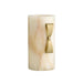 Arteriors - Vase - Monet - White/Antique Brass- Union Lighting Luminaires Decor