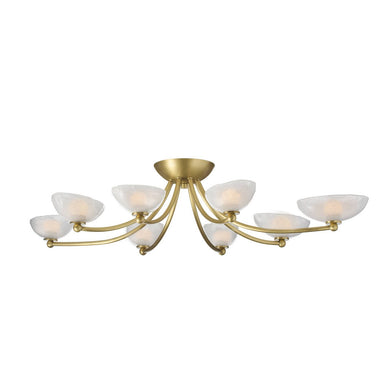 Arteriors - LED Flush Mount - Zamora - Antique Brass/Clear- Union Lighting Luminaires Decor