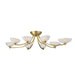 Arteriors - LED Flush Mount - Zamora - Antique Brass/Clear- Union Lighting Luminaires Decor