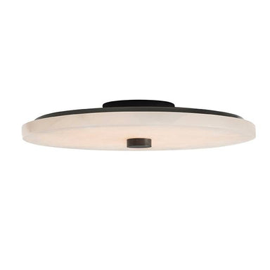 Arteriors - LED Flush Mount - Moers - White/English Bronze- Union Lighting Luminaires Decor