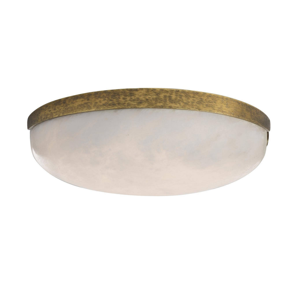 Arteriors - LED Flush Mount - Elara - White/Antique Brass- Union Lighting Luminaires Decor
