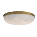 Arteriors - LED Flush Mount - Elara - White/Antique Brass- Union Lighting Luminaires Decor