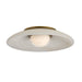 Arteriors - LED Flush Mount - Stella - White/Antique Brass- Union Lighting Luminaires Decor