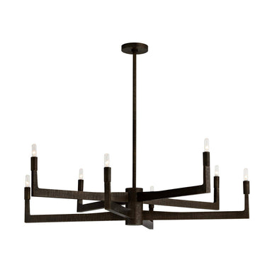 Arteriors - Eight Light Chandelier - Griff - English Bronze/English Bronze- Union Lighting Luminaires Decor