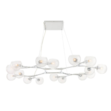 Arteriors - 16 Light Chandelier - Mahowald - Chrome/Clear Crackle- Union Lighting Luminaires Decor