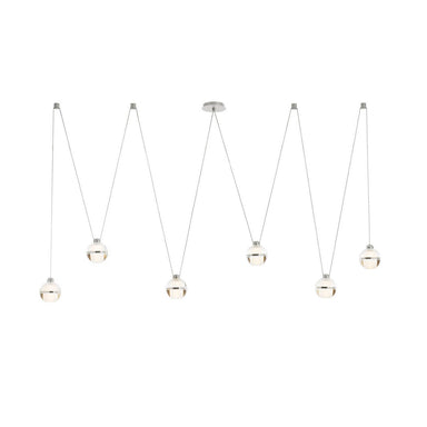 Arteriors - LED Chandelier - Noble - Clear/Chrome- Union Lighting Luminaires Decor
