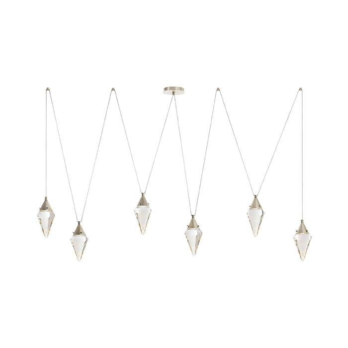 Arteriors - LED Chandelier - Berkley - Clear/Vintage Silver- Union Lighting Luminaires Decor