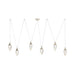 Arteriors - LED Chandelier - Berkley - Clear/Vintage Silver- Union Lighting Luminaires Decor