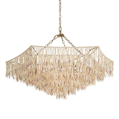 Arteriors - Three Light Chandelier - Josephine - Natural/Ivory- Union Lighting Luminaires Decor
