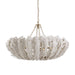 Arteriors - Six Light Chandelier - Bilal - Ivory/Antique Brass- Union Lighting Luminaires Decor