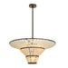 Arteriors - Four Light Chandelier - Lulu - Bronze/Organic Frosted- Union Lighting Luminaires Decor