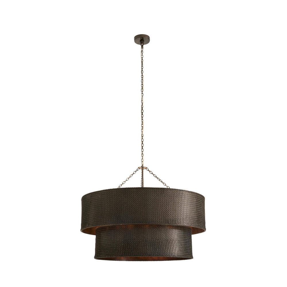 Arteriors - Six Light Chandelier - Hecche - Carbon/Bronze- Union Lighting Luminaires Decor
