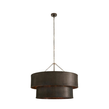 Arteriors - Six Light Chandelier - Hecche - Carbon/Bronze- Union Lighting Luminaires Decor