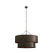 Arteriors - Six Light Chandelier - Hecche - Carbon/Bronze- Union Lighting Luminaires Decor