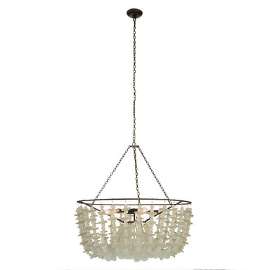 Arteriors - Six Light Chandelier - Cyprus - Organic Frosted/Bronze- Union Lighting Luminaires Decor