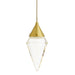 Arteriors - LED Pendant - Berkley - Clear/Antique Brass- Union Lighting Luminaires Decor