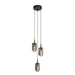 Arteriors - Three Light Chandelier - Javier - Smoke/English Bronze- Union Lighting Luminaires Decor