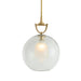 Arteriors - One Light Pendant - Estribo - Clear/Antique Brass- Union Lighting Luminaires Decor