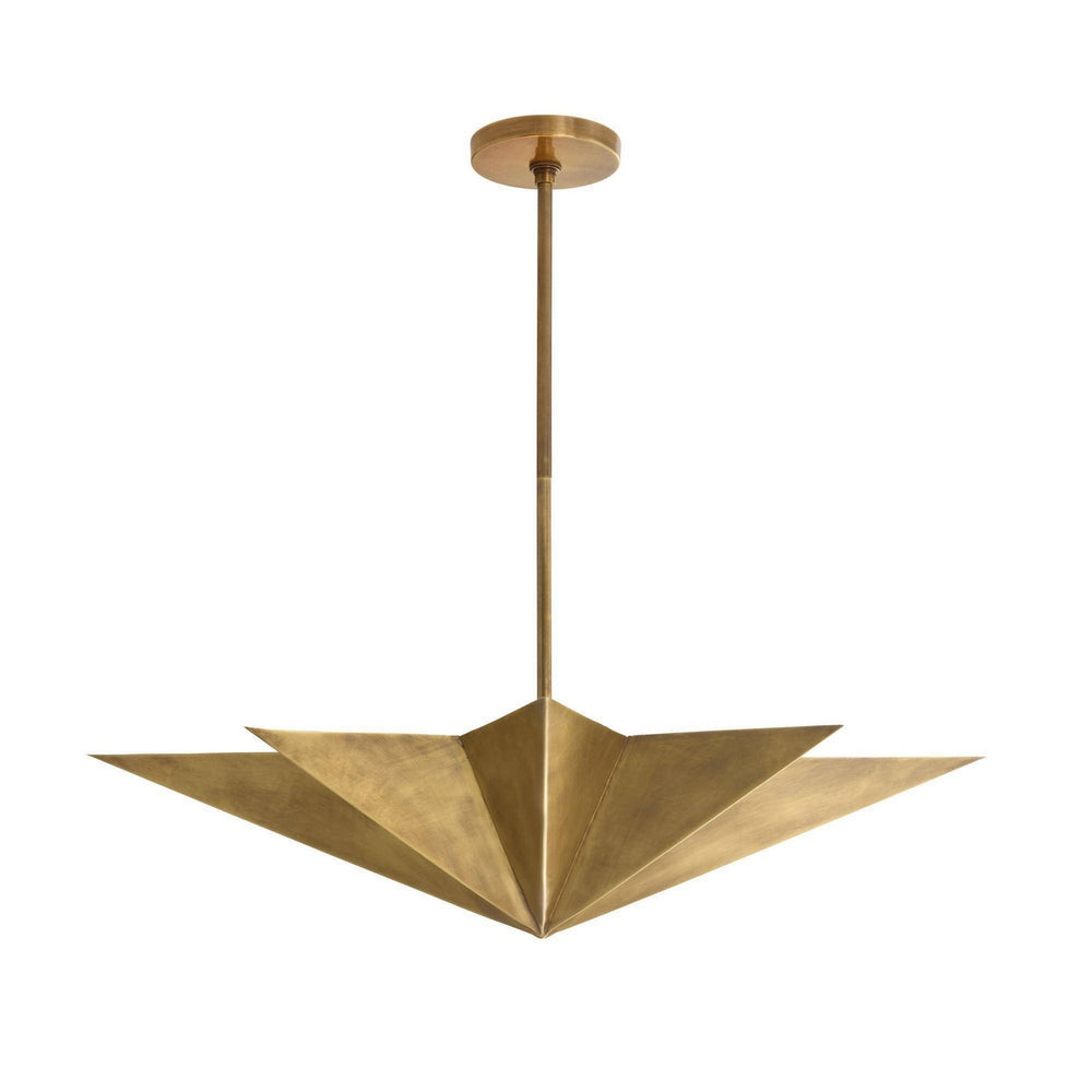 Arteriors - Eight Light Pendant - Rex - Antique Brass- Union Lighting Luminaires Decor