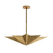 Arteriors - Eight Light Pendant - Rex - Antique Brass- Union Lighting Luminaires Decor