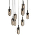 Arteriors - Nine Light Chandelier - Javier - Smoke/English Bronze- Union Lighting Luminaires Decor