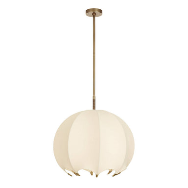 Arteriors - One Light Pendant - Lunaria - Ivory/Antique Brass- Union Lighting Luminaires Decor