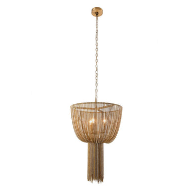 Arteriors - Three Light Chandelier - Yale - Aged Brass- Union Lighting Luminaires Decor