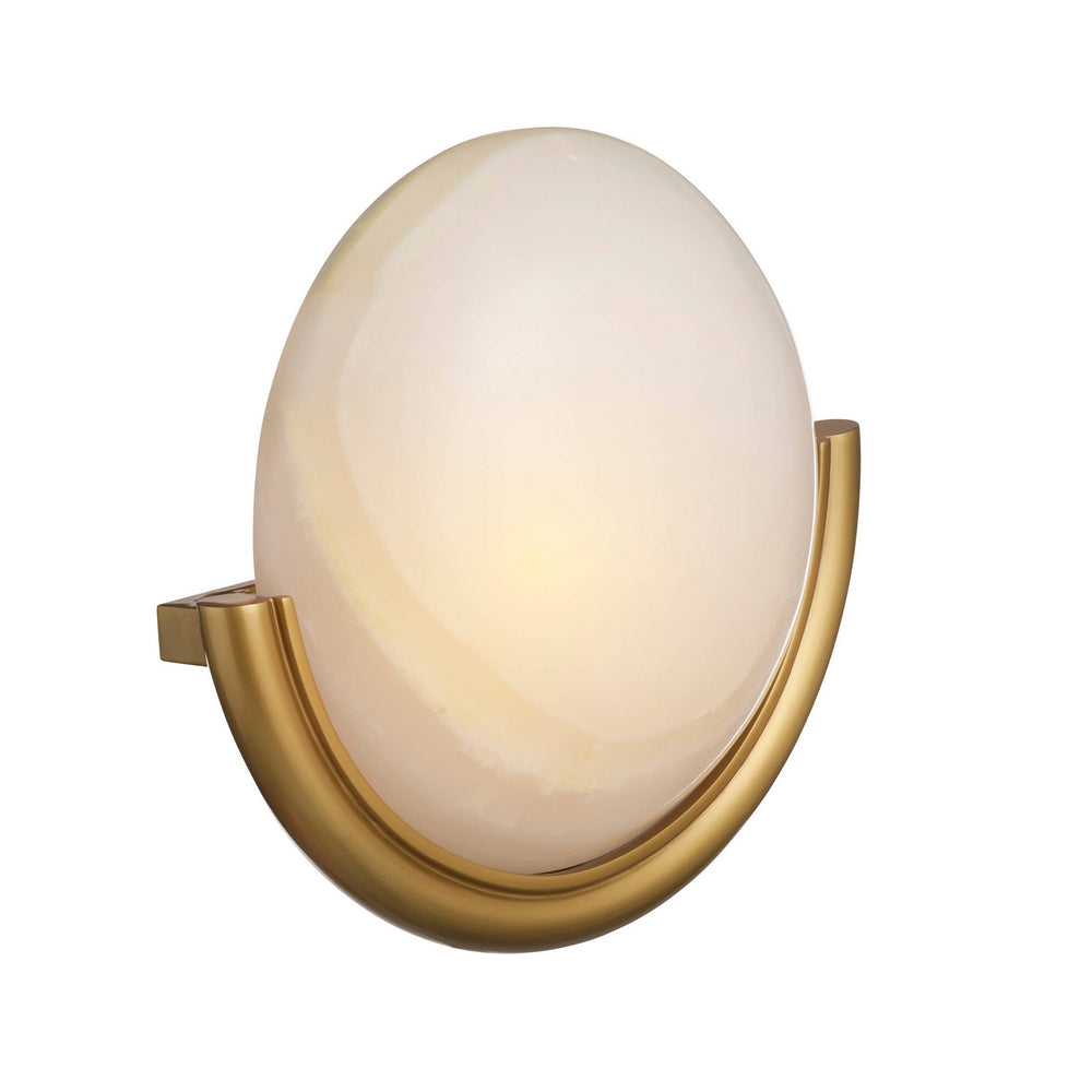 Arteriors - LED Wall Sconce - Alicia - White/Antique Brass- Union Lighting Luminaires Decor