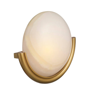 Arteriors - LED Wall Sconce - Alicia - White/Antique Brass- Union Lighting Luminaires Decor
