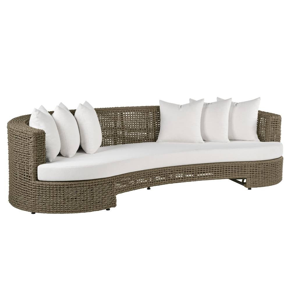 Arteriors - Outdoor Sofa - Helene - Pearl/Greige- Union Lighting Luminaires Decor