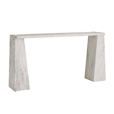 Arteriors - Console - Antonine - White Faux Marble- Union Lighting Luminaires Decor