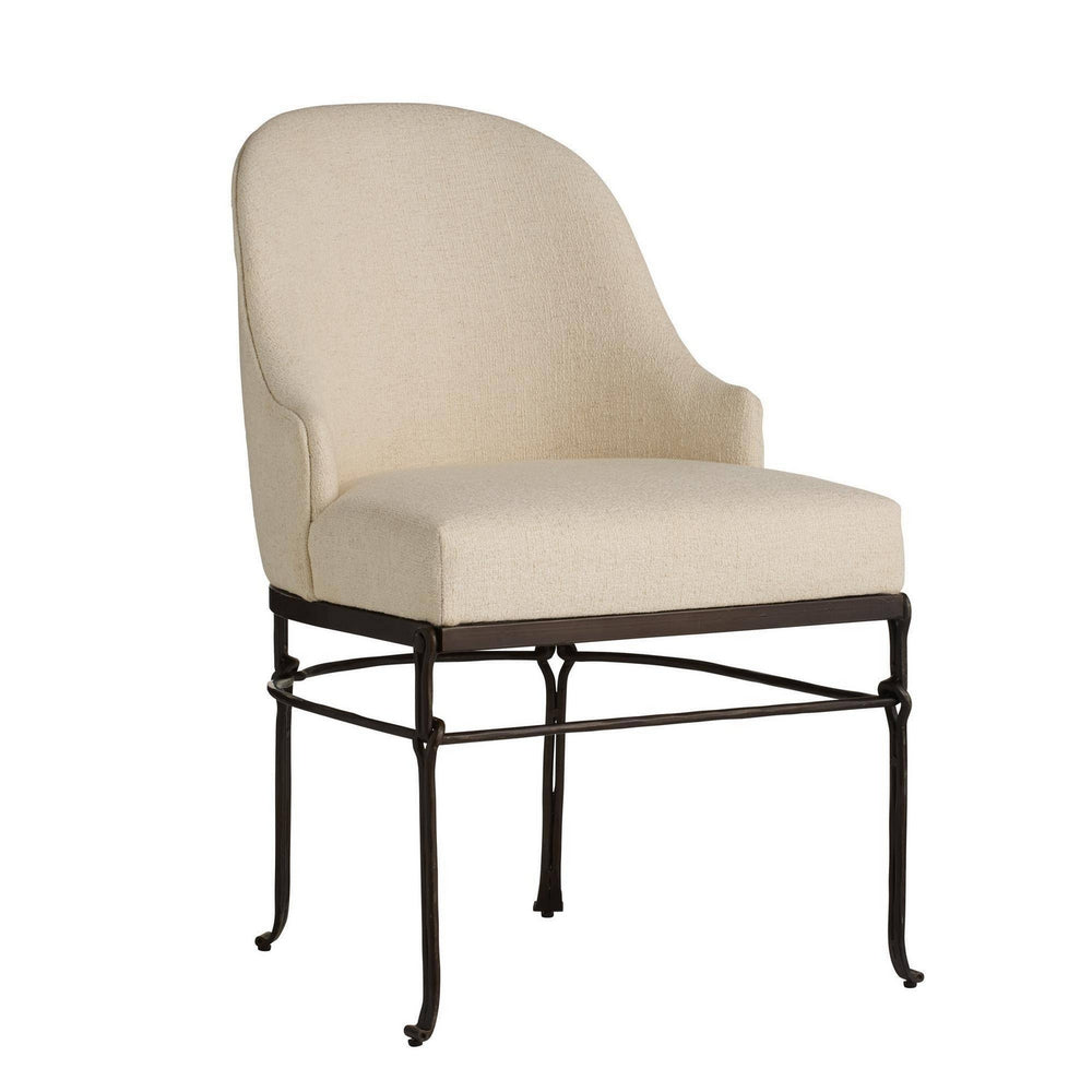 Arteriors - Dining Chair - Carrick - Oxford White/Blackened Iron- Union Lighting Luminaires Decor