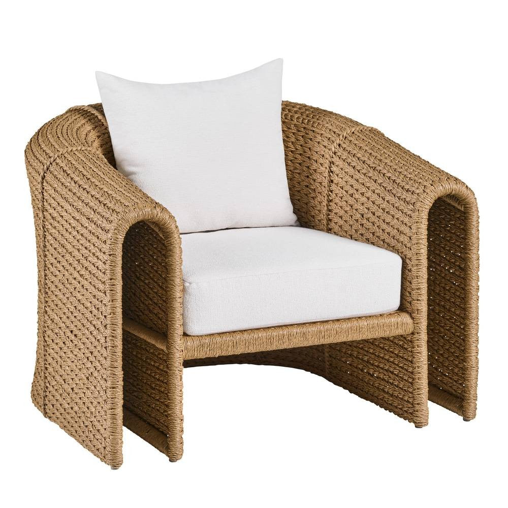 Arteriors - Outdoor Lounge Chair - Julien - Pearl/Tan- Union Lighting Luminaires Decor